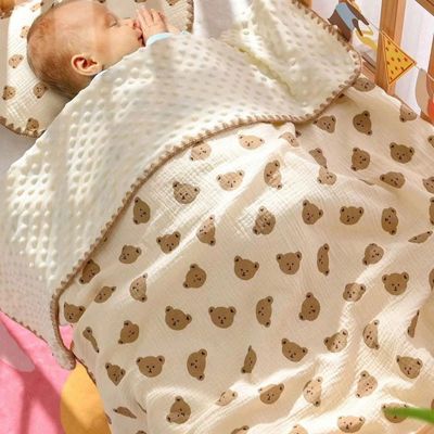 Baby Blanket Unisex Boys Girls Super Soft Crib Blanket Doubl