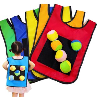 Sticky Ball Vest Toy Children Outdoor Sports Toys Physical E