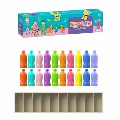 Fun Bottle Guessing Game for Kids Color Memory Drink Matchin