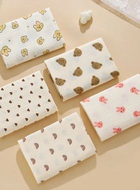 Baby Blanket Newborn Muslin Swaddle 2 Layer Cotton Bath Towe