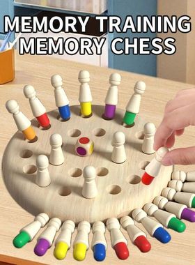 Preschool CHILDREN'S Puzzle Memory Chess Toys, Baby Brain Me