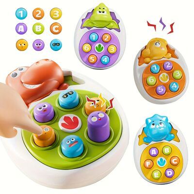 Dinosaur Press and Tap Enlightenment Toy -  No Electricity N