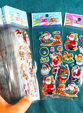 10/20/30Sheets Christmas Party Stickers Birthday Christmas P
