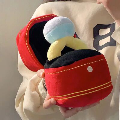 Diamond Ring and Box Case Plush Toy Creative Stuffed Pet Che