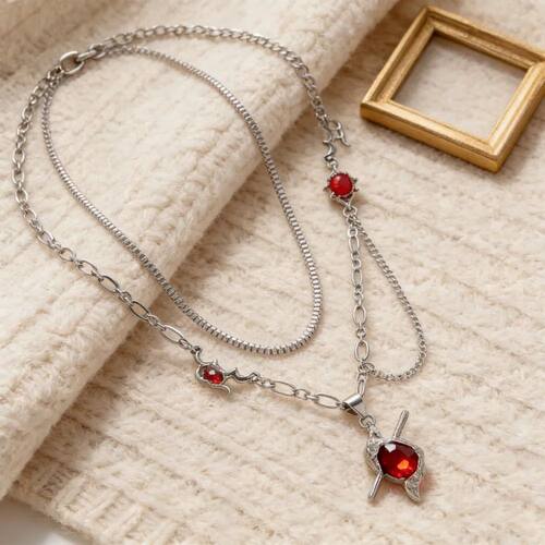 Anime Love and Deep Space Periphery Sylus Necklace The Heart