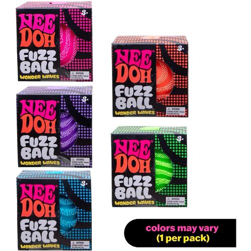NeeDoh Fuzz Ball Blind Box Series Desktop Ornament Stress Re