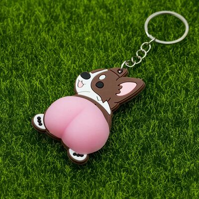 Antistress Keychain Soft Keychain Decompression Soft Rubber