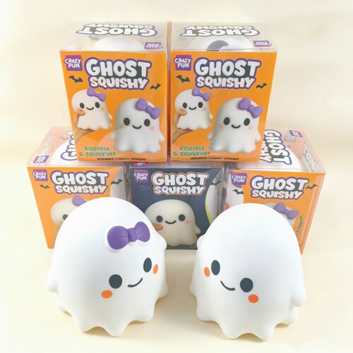 Cute Large 16cm Ghost Pinching Fun Funny Halloween Decompres