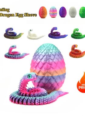 Hot 3D Printing Snake Eggs Home Decoration Creative Pressure
