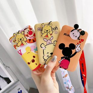 Card Winnie Pooh Girls Lanyards Cute Holders The Boy