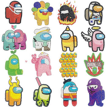 5D DIY Diamond Painting Stickers for Kids and Game Us Diamon