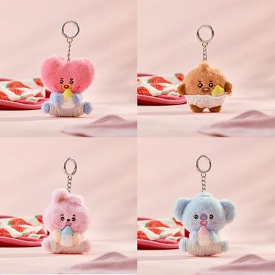 10Cm  Anime Cartoon Bt21 Cooky Shooky Plush Toy Y2K Fashion