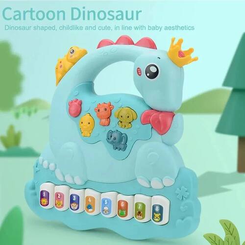 Baby Toys Dinosaur Piano Music Light Up Toys for Boys Girls