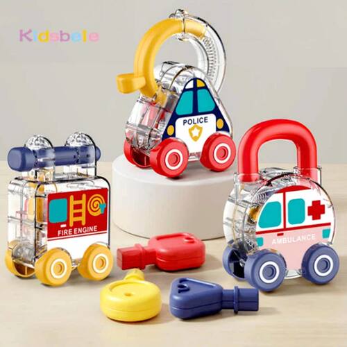 Montessori Baby Learning Locks And Keys Early Educational Pu