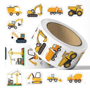500pcs Stickers Cartoon Vehicle Encourageme Engineering 100