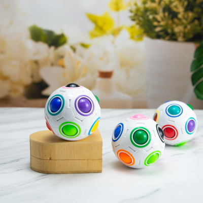 Antistress Cube Rainbow Ball Puzzles Football Magic Cube