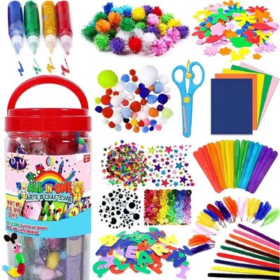 Felt Ball DIY Craft Kit for Kid Age 3-5 Non-Toxic Educationa