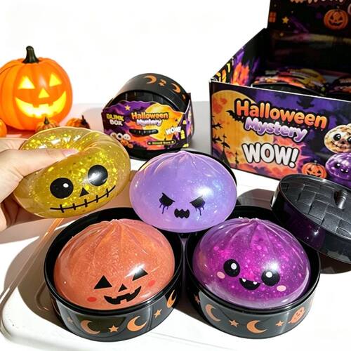 Halloween Dumpling Squeeze Squishy Toy, Cute Slow Rising Squ