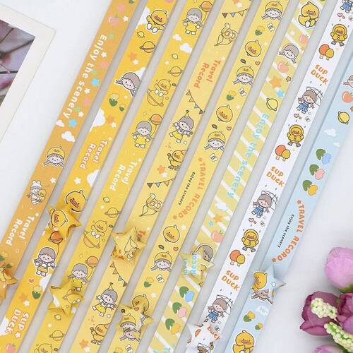 Folding Stars Paper Origami Stars Paper Strips Lucky Colorfu