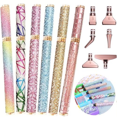 Glitter 5D Diamond Painting Pen Point Drill Pens Cross Stitc