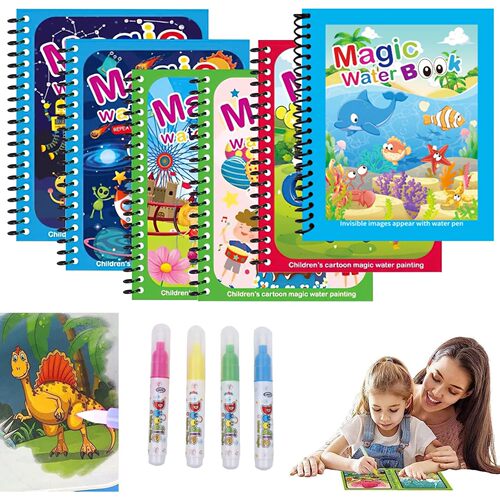 Kids Graffiti Coloring Water Picture Book Sensory Early Educ
