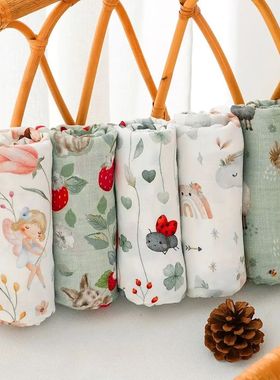 HappyFlute New One Piece Digital Print  Bamboo Cotton 2 Laye