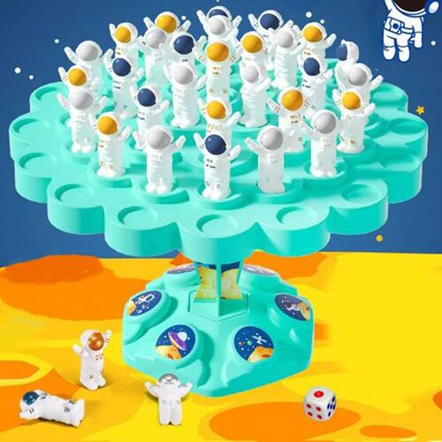 Stackable Astronaut Frog Balancing Toy Parent-Child Interact