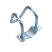 镀锌双U管卡方管十字卡扣镀锌管夹方管卡扣固定件U型十字卡子抱箍