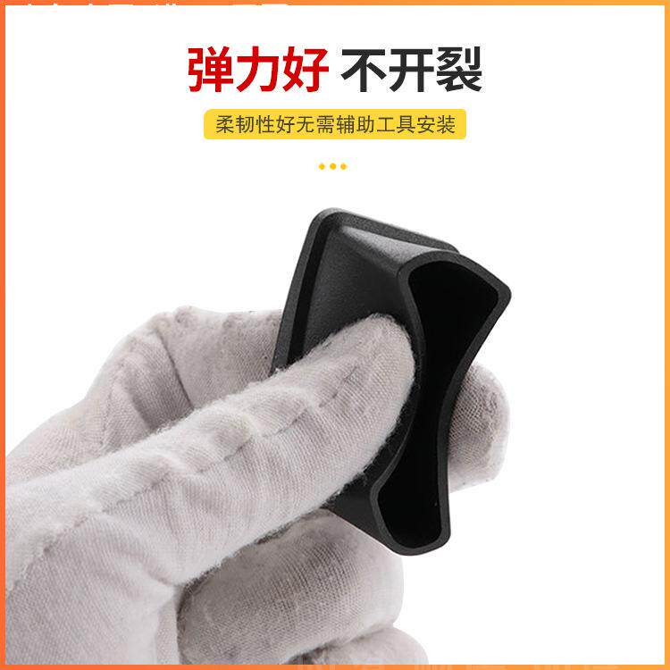 25方管外套PVC橡胶方管胶套防滑桌椅脚套方管保护套盖帽外塞管套
