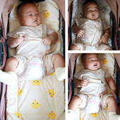 婴儿推车垫子棉尿垫四季 通用床垫被透气新生儿小褥子纯棉可洗棉垫
