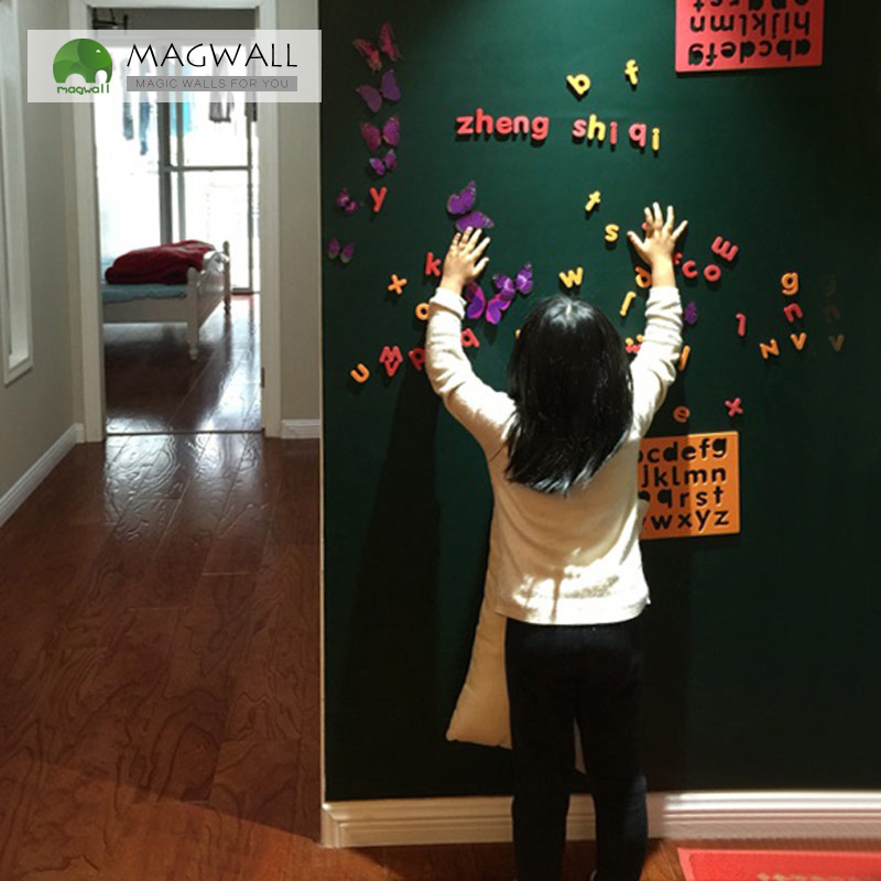 Magwall 磁善家墨綠色黑板墻貼磁性寫字板兒童涂鴉墻貼環保定制