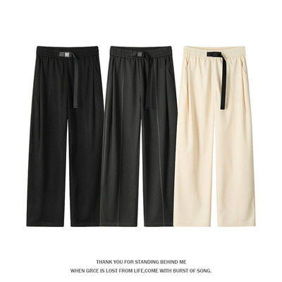 春季新款美式重磅运动裤百搭卫裤