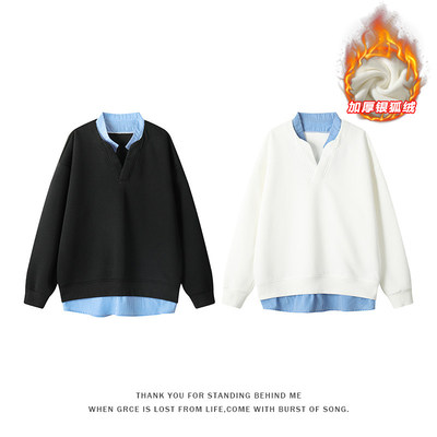 男士秋冬季2025新款内搭保暖上衣