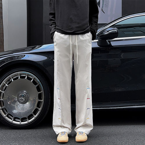 NOLOGOPLUS男士直筒长裤休闲卫