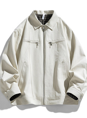 【NO LOGO PLUS】mystyle秋冬新款水洗棉夹克男士青少年学生外套