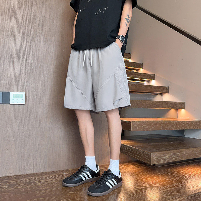 NOLOGOPLUS男士冰丝运动短裤图片