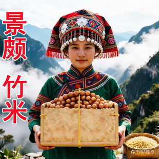 云南景颇族野生竹米糙米250克凤凰之食煲汤煮粥岩米野米杂粮干货