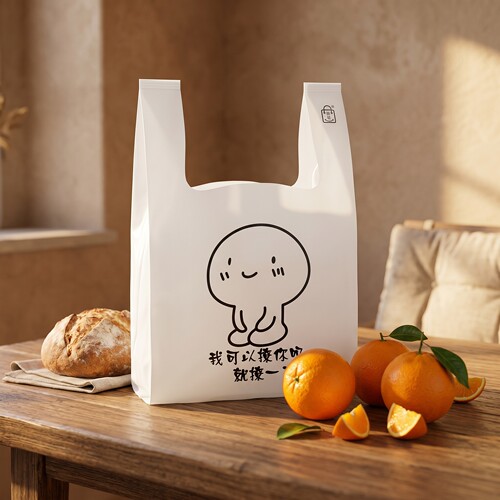 塑料袋外卖卡通印刷logo