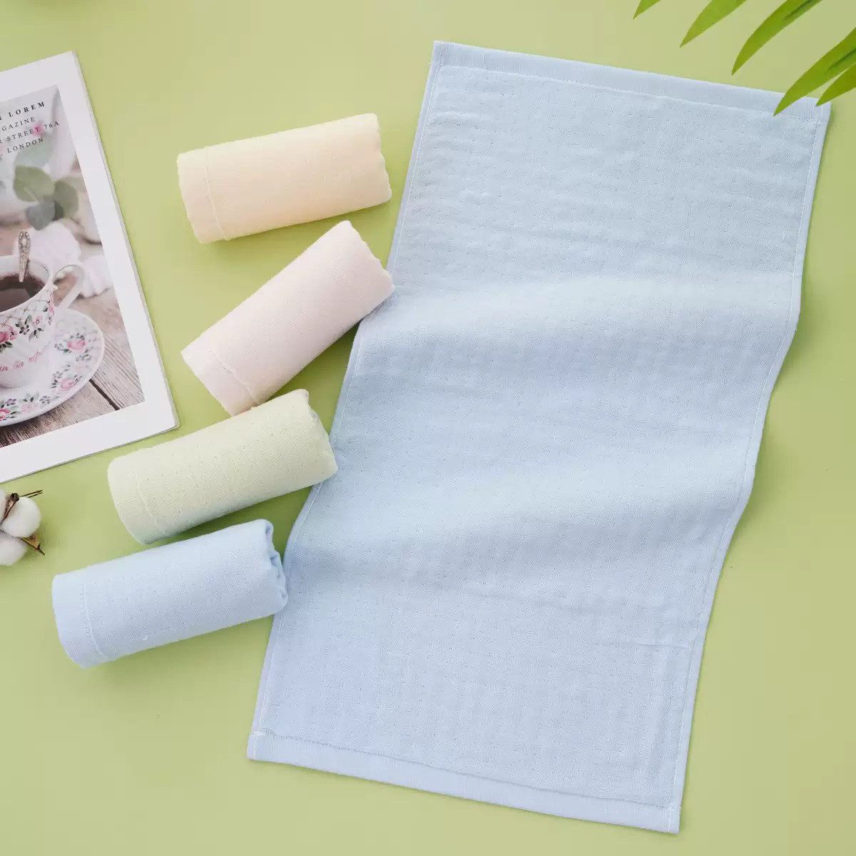 纯棉婴儿毛巾A类全棉纱布素色儿童面巾柔软吸水不掉毛洗脸巾,居家布艺,毛巾/面巾,淘宝优惠券,粉丝福利购,淘宝优惠卷