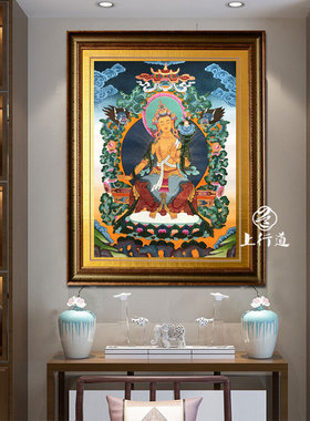 新中式风密宗未来佛装饰画挂画