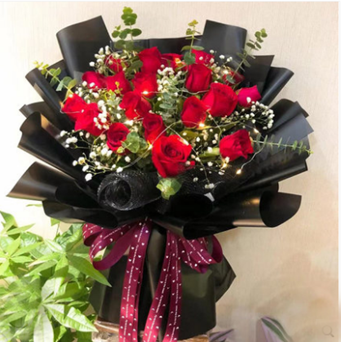 表白鲜花 生日送花订花 丰台鲜花店 北京鲜花速递 19朵红玫瑰鲜花