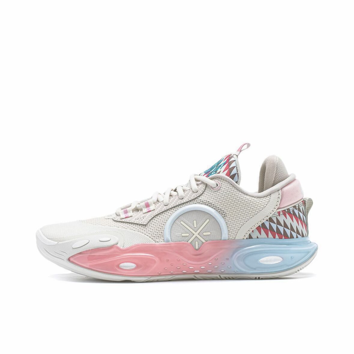 李宁全城12男子低帮轻量高回弹篮球专业比赛篮球鞋ABAU015