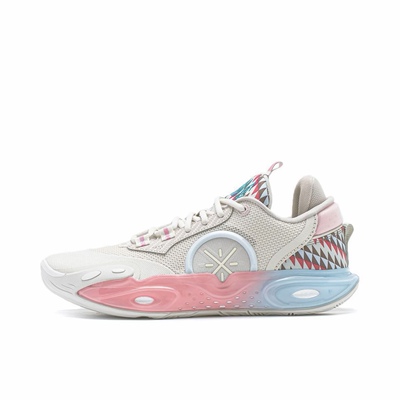 李宁全城12男子低帮轻量高回弹篮球专业比赛篮球鞋ABAU015