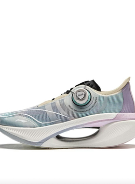 李宁2024新品男子女子绝影2轻质透气弹速跑鞋ARRU001-6