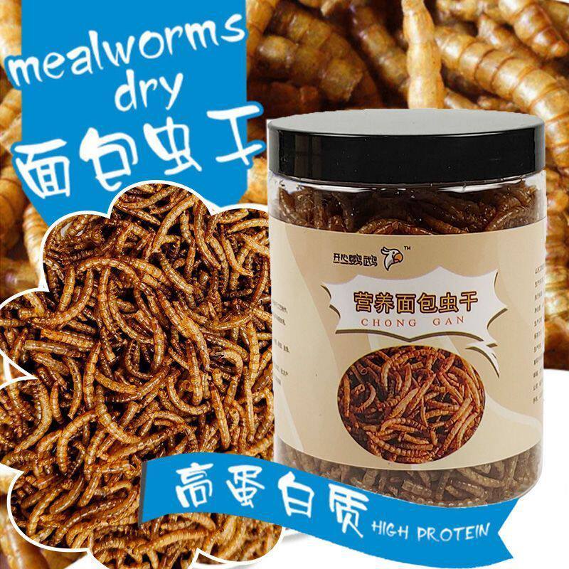 仓鼠用品面包虫干黄粉虫仓鼠粮食金丝零食刺猬饲料虾干鱼干桶装