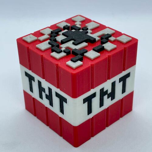 我的世界TNT炸弹Minecraft炸药3D打印游戏周边手办