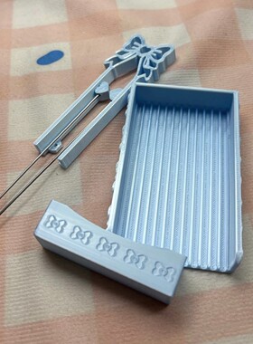包包蝴蝶结豆铲豆笔套装豆针双针拼豆笔豆铲收纳盖可爱网红ins风