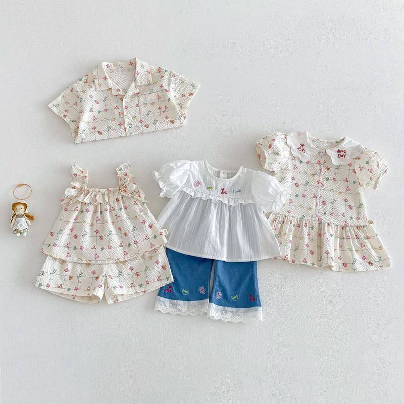 花裙子满版印宝宝2026连衣裙公主裙字母绣花女童新款儿童樱桃夏季,童装/婴儿装/亲子装,连衣裙,淘宝优惠券,粉丝福利购,淘宝优惠卷