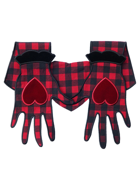 Unlogical Poem 小众趣味手掌格子假领装饰领