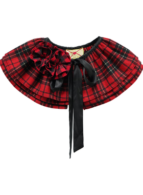 Unlogical Poem 复古百搭手工花格纹装饰假领